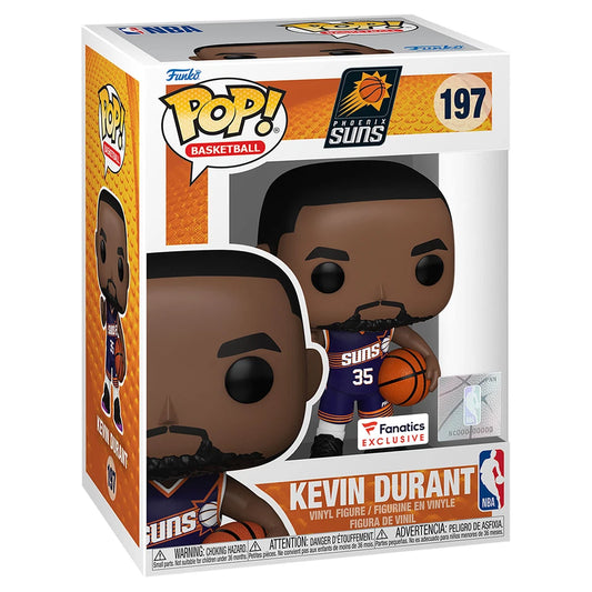 Funko Pop! NBA Kevin Durant Phoenix Suns Fanatics Exclusive Icon Vinyl Figure #197