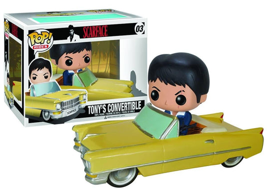 Funko Pop Rides Scarface Rare Tony's Convertible Car #03