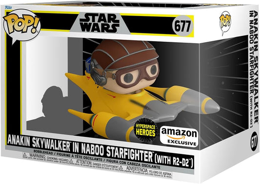 Funko Pop! Rides Star Wars Anakin in Naboo Starfighter Vinyl Figure #677