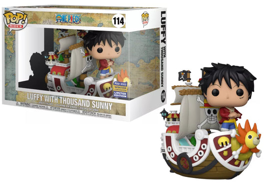 Funko Pop One Piece Luffy with Thousand Sunny #114