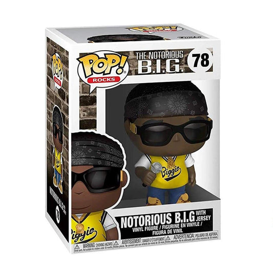 Funko POP! Rocks: Biggie - The Notorious B.I.G With Jersey #78