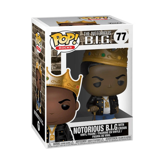 Funko POP! Rocks: Biggie - The Notorious B.I.G With Crown #77