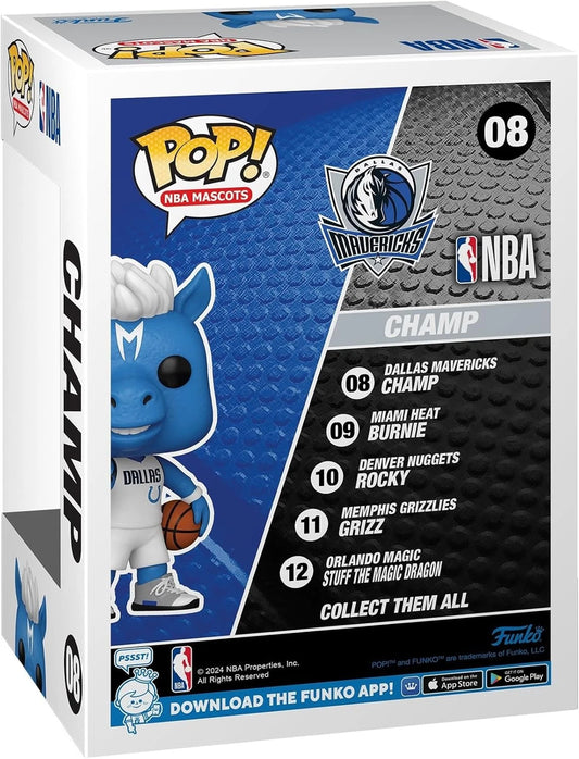 Funko Pop! NBA Mascots Dallas Mavericks Champ Vinyl Figure #08
